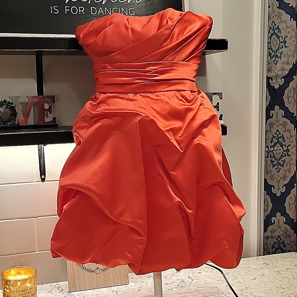 David's Bridal Formal Strapless